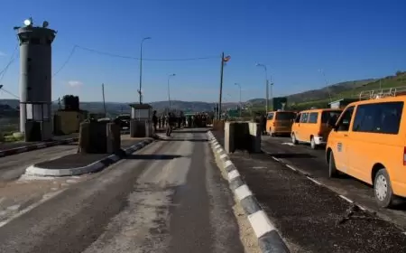 الاحتلال يواصل تشديد اجراءاته العسكرية في محيط نابلس