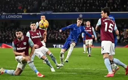 تشيلسي يهزم وست هام ويصعد إلى المركز الرابع