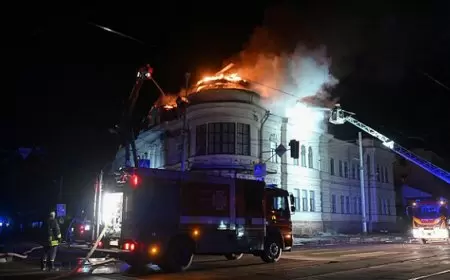 هجوم أوكراني بمسيّرات يؤدي إلى حريق في مستودع للنفط في روسيا