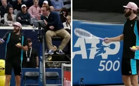 شتم مشجعاً وحكماً.. رابطة لاعبي التنس تعاقب "العملاق" أوبيلكا