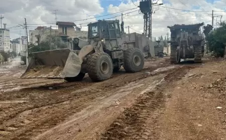 بني عودة: بدء حصر الأضرار التي خلفها عدوان الاحتلال على بلدة طمون