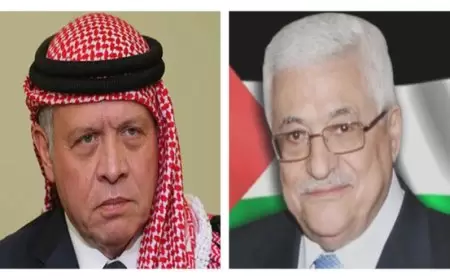 الرئيس عباس يثمن مواقف جلالة الملك عبد الله الثاني الرافضة لتهجير شعبنا