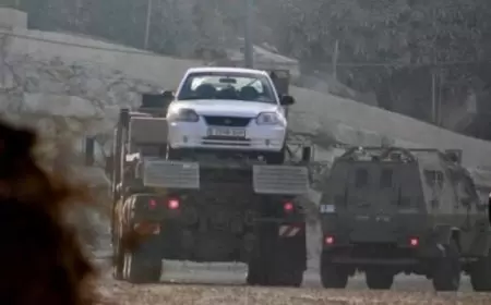 الاحتلال يستولي على عدد من المركبات غرب رام الله