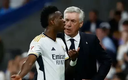 أنشيلوتي: سئمت الحديث عن مستقبل فينيسيوس