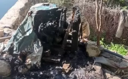 مستعمرون يدمرون ويحرقون ممتلكات زراعية ومضخات مياه في رام الله