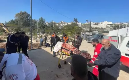 تشييع جثمان الشهيدة رهف الأشقر في مخيم نور شمس بطولكرم