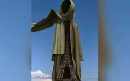 فيديو يثير الجدل في فرنسا.. برج إيفيل يرتدي الحجاب