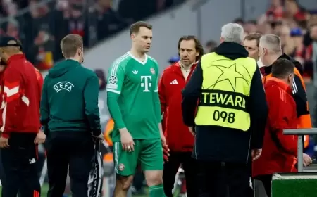 إصابة نوير تهدد مشاركته أمام إنتر في "الأبطال"