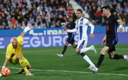 هدف عكسي ينقذ برشلونة من فخ ليغانيس