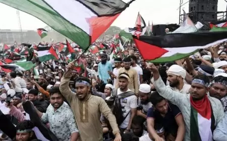 بنغلاديش.. "طوفان بشري" إسنادا لغزة ونصرة لفلسطين وتنديدا بإسرائيل