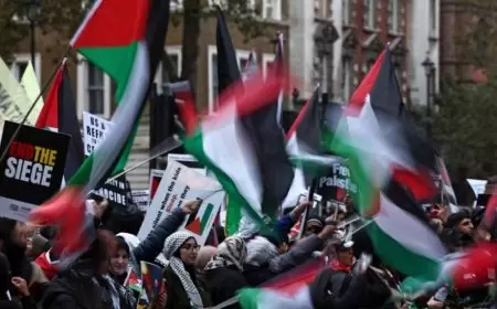 تظاهرة في نيويورك للمطالبة بالإفراج عن الناشط محمود خليل ورفضاً لترحيله