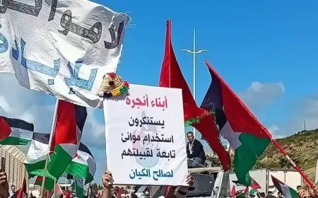 مغاربة يحتجون أمام ميناء طنجة رفضا لرسو سفينة يشتبه بنقلها أسلحة لإسرائيل ومنظمة دولية تنفي
