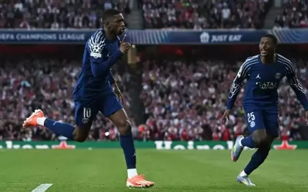 باريس يسقط أرسنال في عقر داره ويضع قدماً في نهائي الأبطال