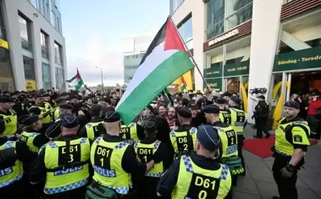 غزة حاضرة بقوة في نهائي بازل.. الاحتجاجات تطارد ممثلة إسرائيل في "يوروفيجن"