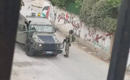 قوات الاحتلال تقتحم مادما جنوب نابلس وتمنع الحركة والتنقل