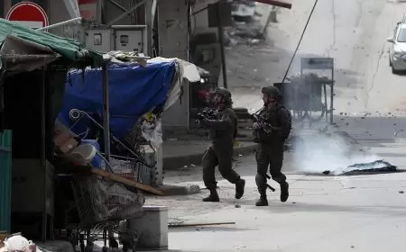 إصابة شاب برصاص الاحتلال خلال اقتحام محيط البلدة القديمة في نابلس