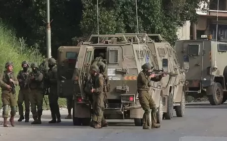 قوات الاحتلال تقتحم مدينة قلقيلية