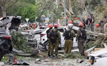 3 قتلى و91 إصابة في 6 موجات صاروخية إيرانية ضربت إسرائيل