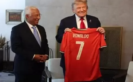 رسالة كريستيانو رونالدو إلى دونالد ترامب