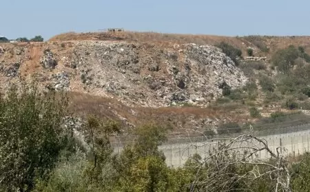 كارثة بيئية خلف جدار الفصل العنصري