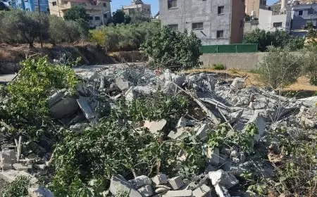 الاحتلال يهدم منزلا في قرية عينابوس جنوب نابلس