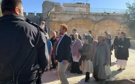 المتطرف "غليك" يقود اقتحام المستعمرين للمسجد الأقصى