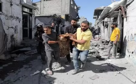 ارتفاع حصيلة الشهداء في قطاع غزة إلى 55.998