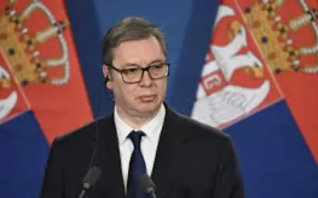 الرئيس الصربي يعلن وقف صادرات الأسلحة إلى إسرائيل