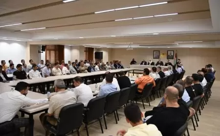 سفارة فلسطين بالقاهرة تستضيف اجتماع الغرف التجارية القادمة من قطاع غزة