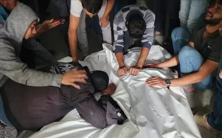 ارتفاع حصيلة الشهداء في قطاع غزة إلى 57,575