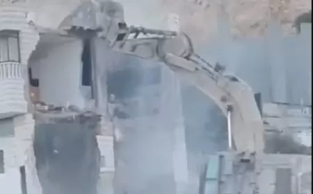 الاحتلال يهدم منزلا في روجيب شرق نابلس