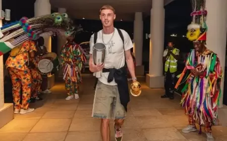 بالمر يحظى باستقبال الأبطال في مسقط رأس جده