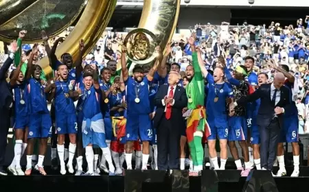 "حذرونا".. لاعب تشيلسي يسرد قصة جديدة بخصوص ترمب أثناء التتويج