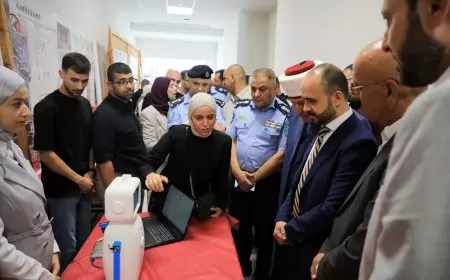 طلبة كلية الهندسة في الجامعة العربية الأمريكية يعرضون مشاريع تخرجهم الإبداعية أمام مؤسسات المجتمع المحلي