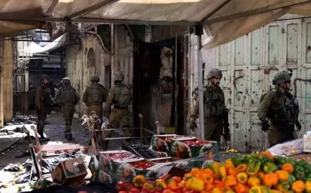 إصابة رضيعة واعتقال 8 مواطنين خلال اقتحام الاحتلال عدة مناطق في الخليل