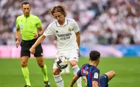 رداً على استفزازات القناة.. مودريتش: تاريخي أكبر من برشلونة