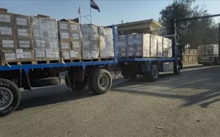 حكومة غزة: 1210 شاحنة مساعدات دخلت خلال 14 يوما من أصل احتياج 8400