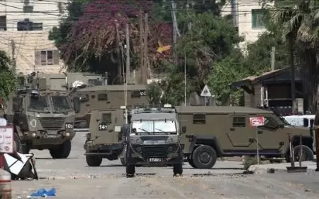 الضفة.. الجيش الإسرائيلي يجدد اقتحامه مخيم بلاطة
