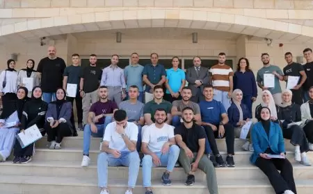 كلية علوم الرياضة بالجامعة العربية الأمريكية تختتم دورة تحكيمية في كرة الطاولة بالشراكة مع الاتحاد الفلسطيني