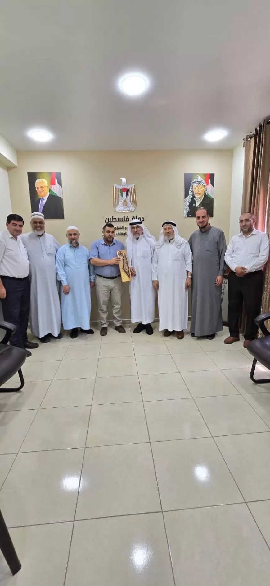 اوقاف طولكرم تكرم مفتي المحافظة بدوي