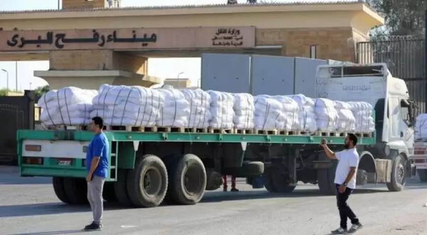 قافلة الحياة التاسعة تنطلق من مصر إلى غزة