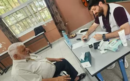 المخابرات العامة – دائرة النوع الاجتماعي تنظم يومًا طبيًا في بلده رامين في طولكرم