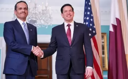 ترامب وويتكوف يجتمعان مع رئيس الوزراء القطري في نيويورك