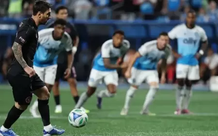 ميسي يسدد على طريقة "بانينكا" ويهدرها بشكل سيئ