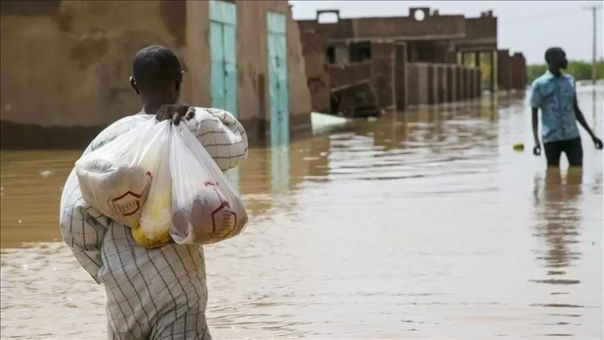 نزوح أكثر من 4 آلاف شخص وانهيار مئات المنازل جراء السيول وسط السودان