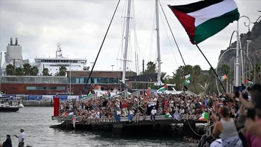 16 سفينة ضمن أسطول الصمود العالمي تغادر تونس نحو غزة