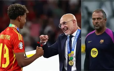 مدرب إسبانيا يهاجم فليك: توقعت تعاطفاً أكبر بسبب يامال