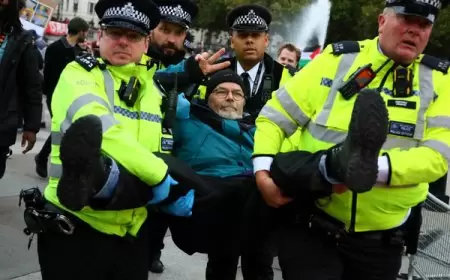 شرطة لندن تحتجز العشرات من مؤيدي "فلسطين آكشن"