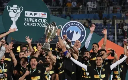 بيراميدز يتوج بطلاً لكأس السوبر الإفريقية