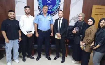 وفد مؤسسة المدافعين لحقوق الإنسان يزور شرطة طولكرم لتعزيز التعاون في حماية الحقوق